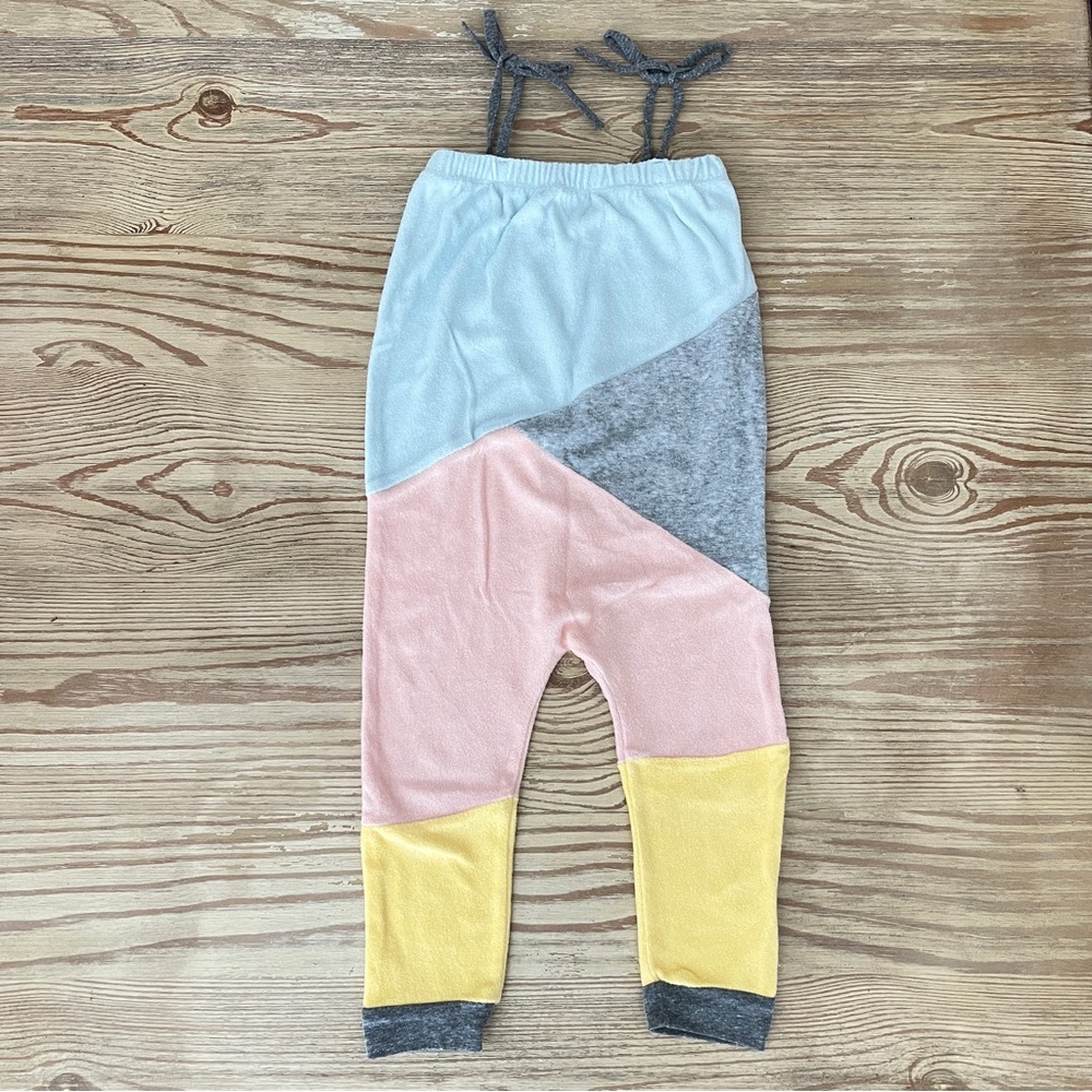 Miki Miette Colorblock Jumpsuit with Tie Shoulders
